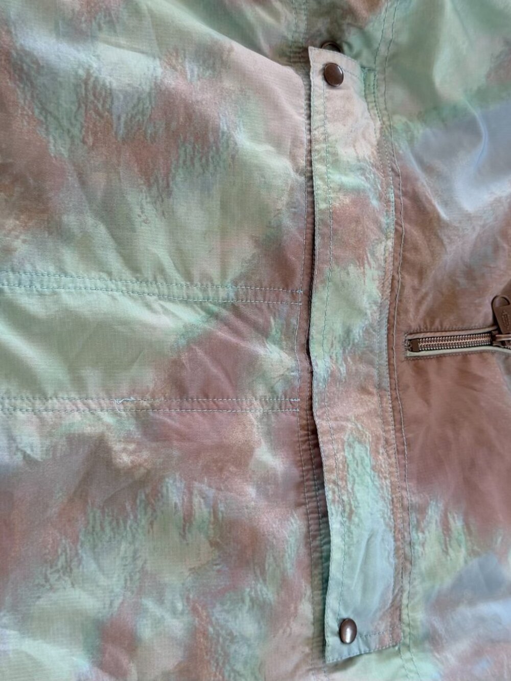 L Women's Free People Movement To Dye For Packable Jacket In Sea Mist - Picture 8 of 9